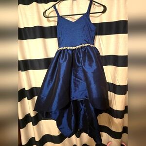 Size 10 navy high low dress